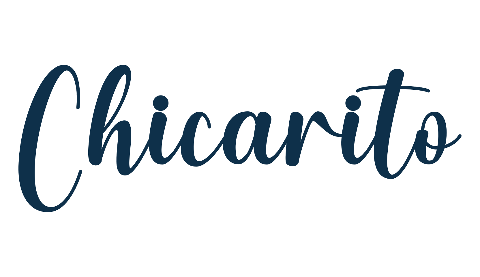Chicarito, various font preview