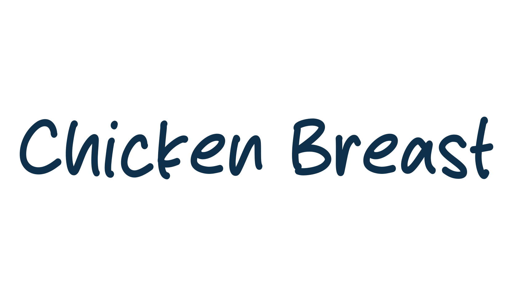 Chicken Breast, script handwritten fancy decorative calligraphy font preview