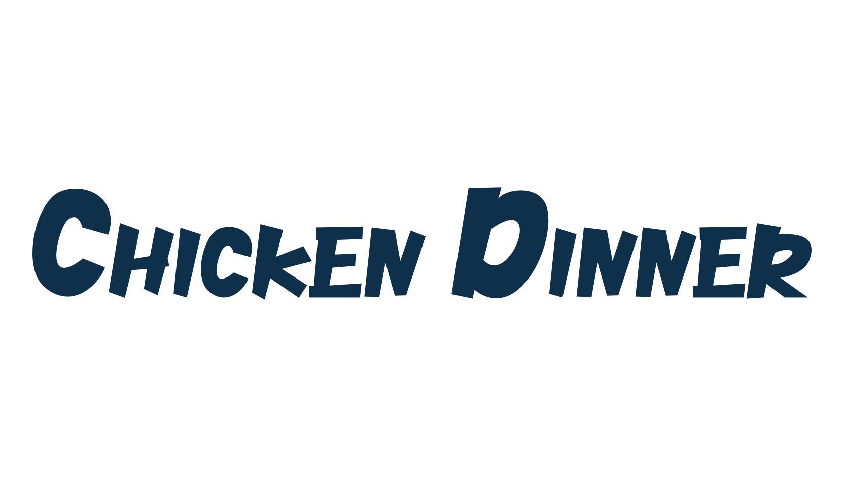 Chicken Dinner (chicken-dinner), cartoon font preview