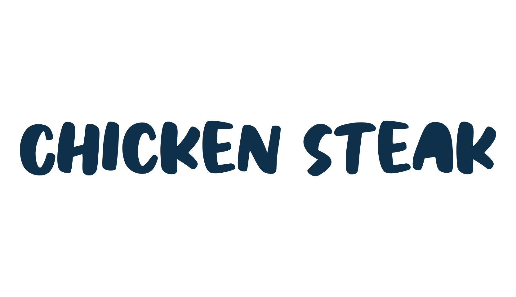 Chicken Steak, fancy cartoon decorative font preview