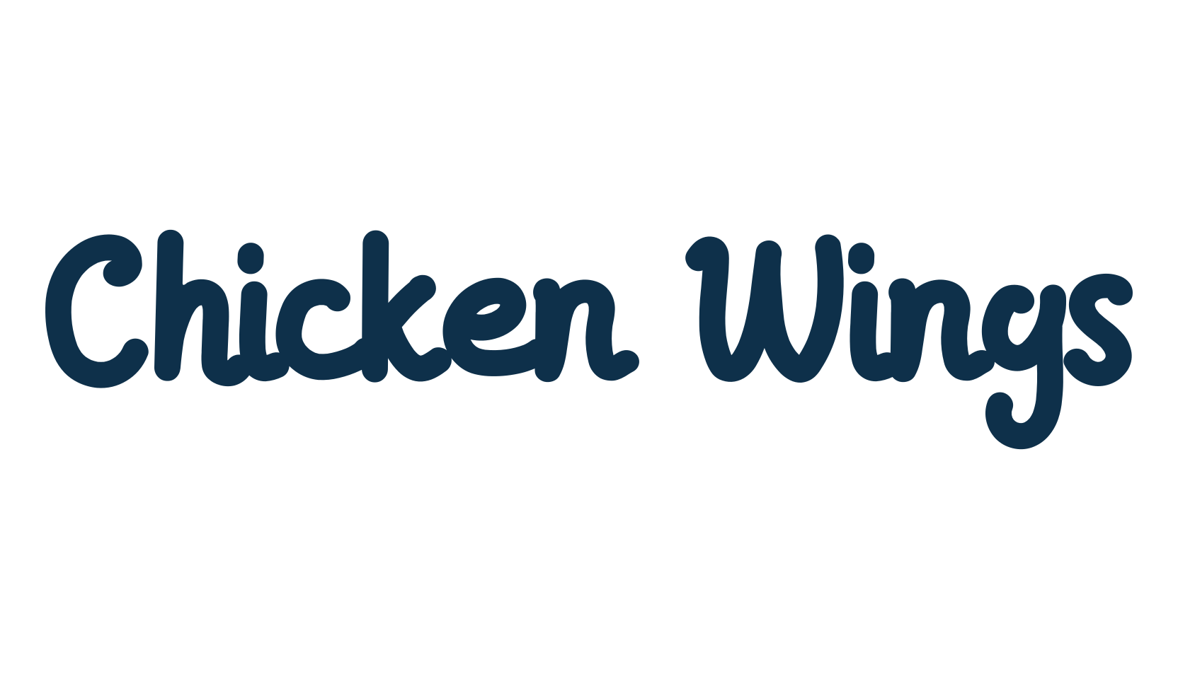 Chicken Wings, fancy decorative font preview