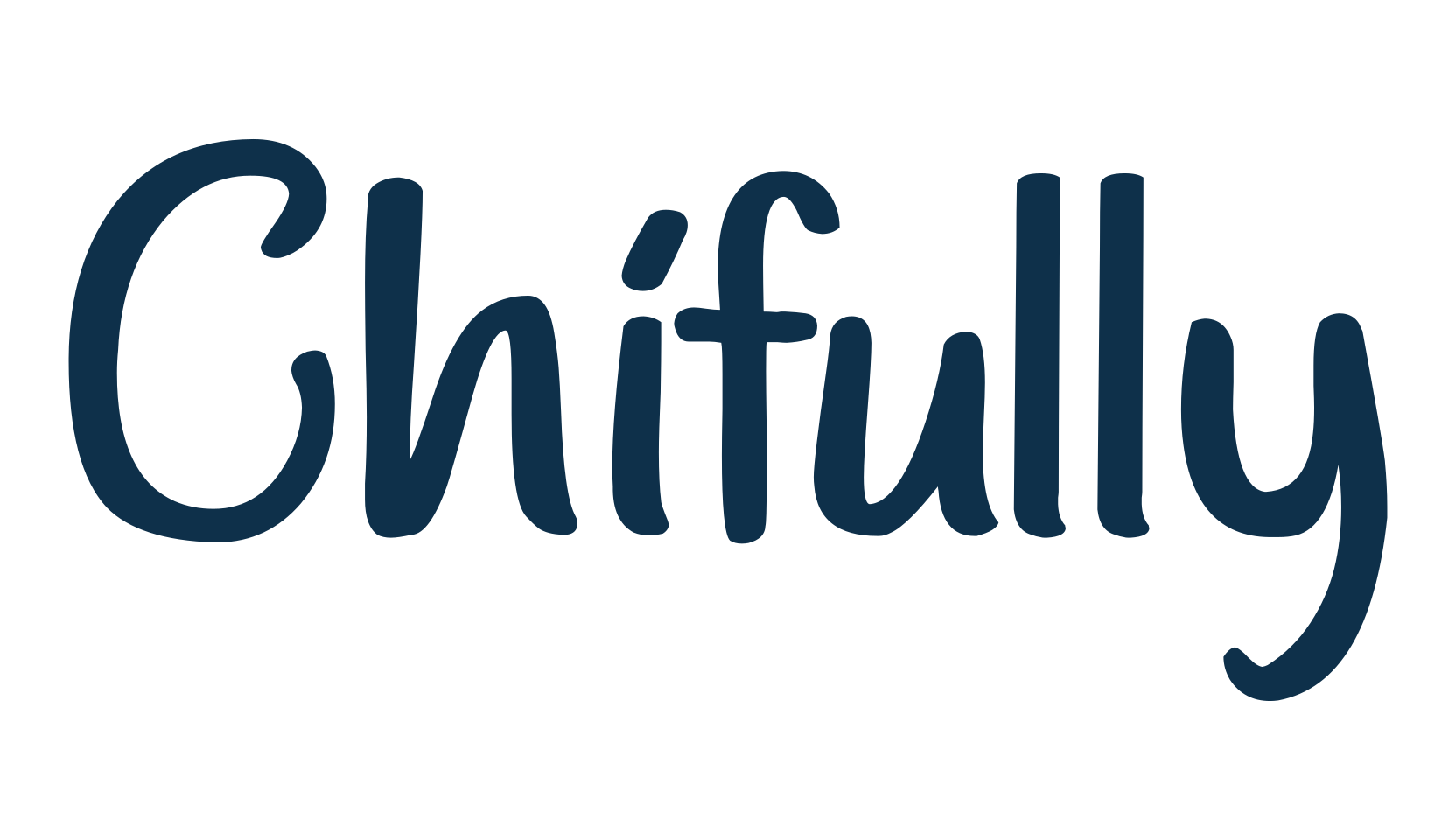 Chifully, handwriting font preview