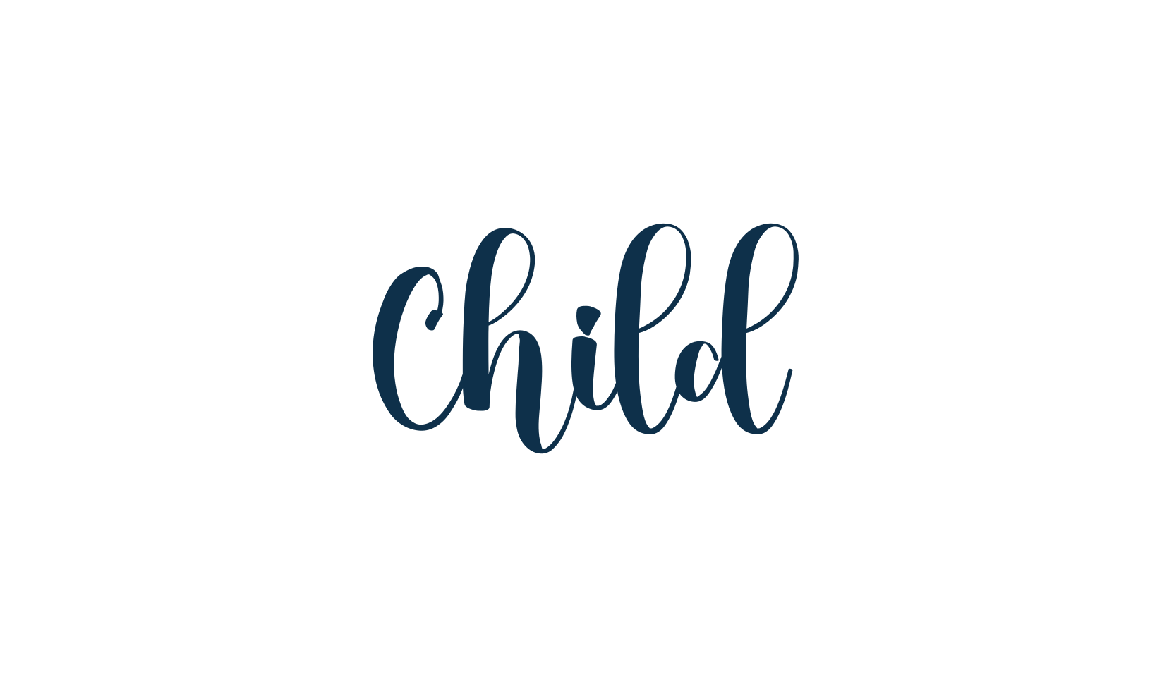 Child (child-5), fancy decorative font preview