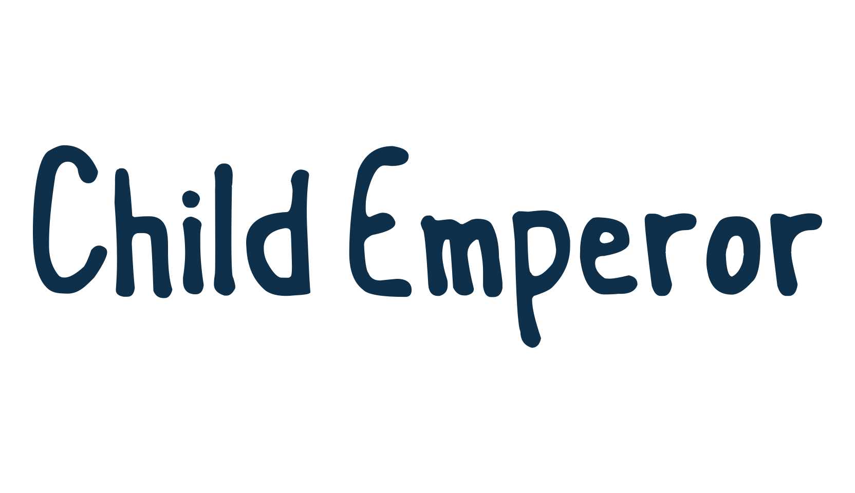 Child Emperor, handwriting font preview