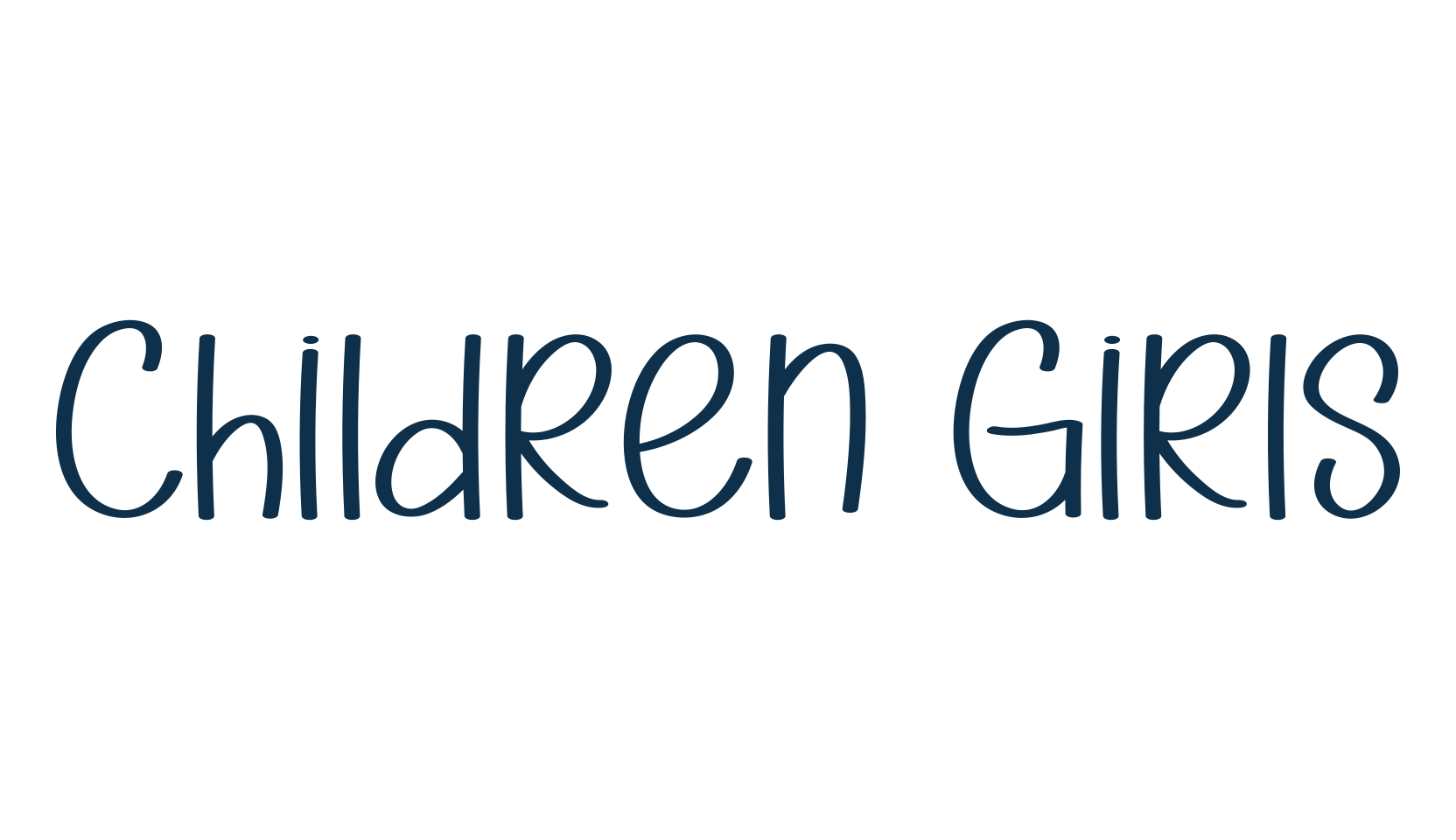 Children Girls, script handwritten fancy decorative calligraphy font preview