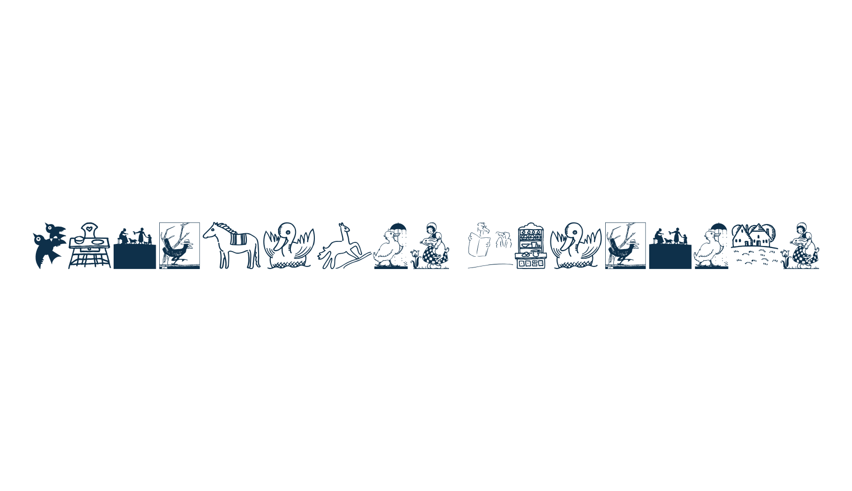 Childrens Darlings, fancy decorative font preview