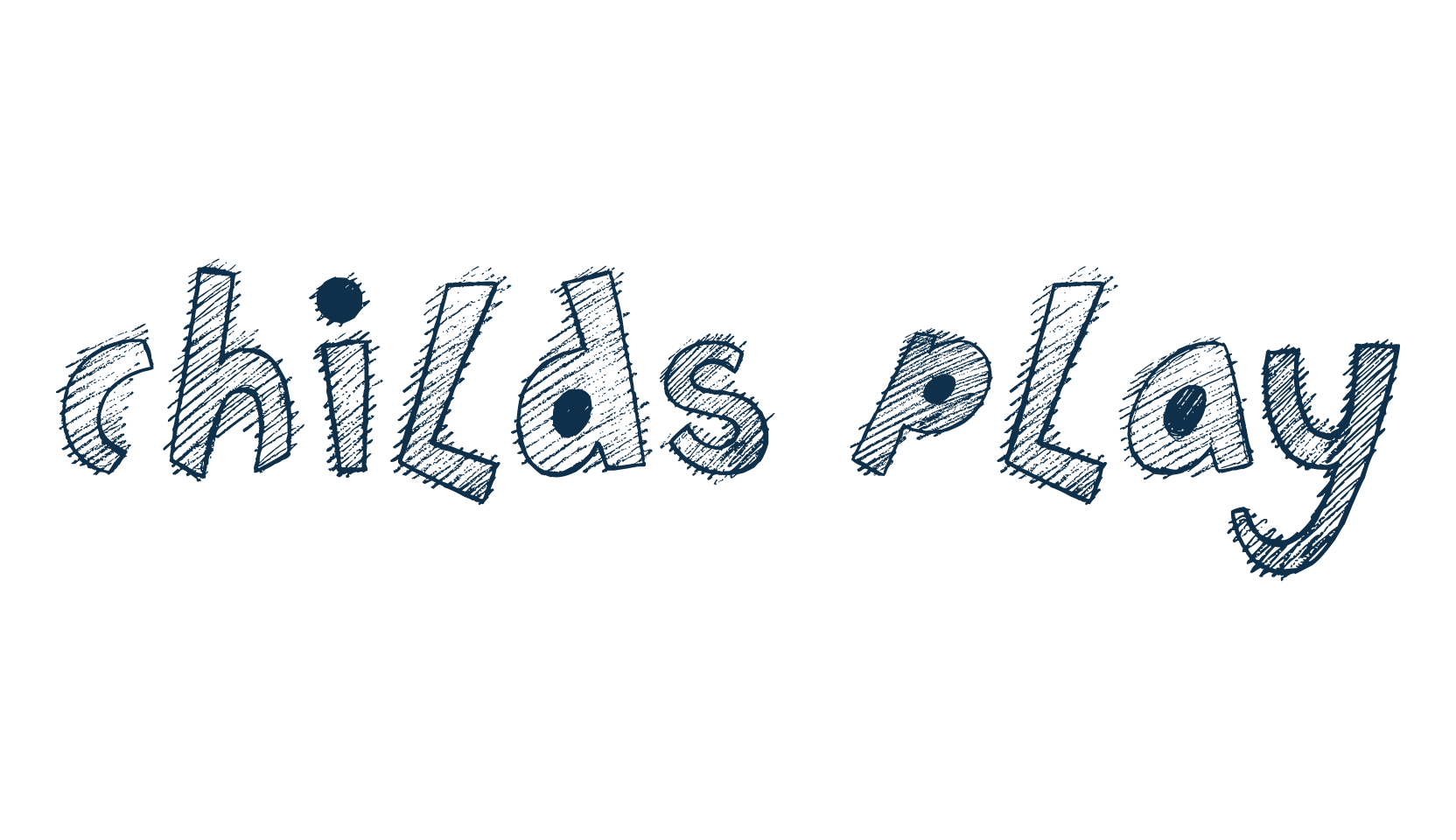Childs Play, cartoon font preview