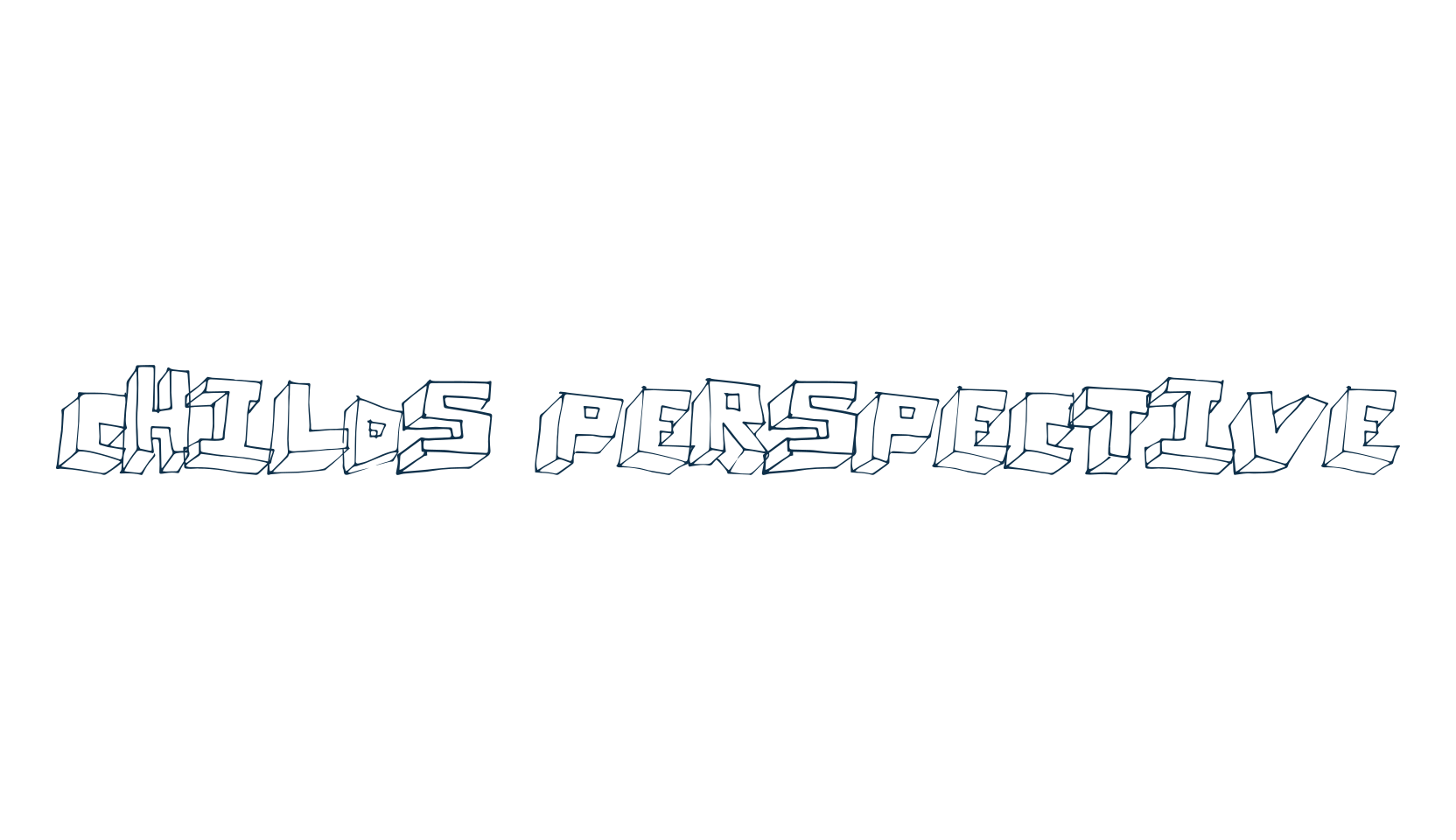 Childs Perspective, cartoon font preview