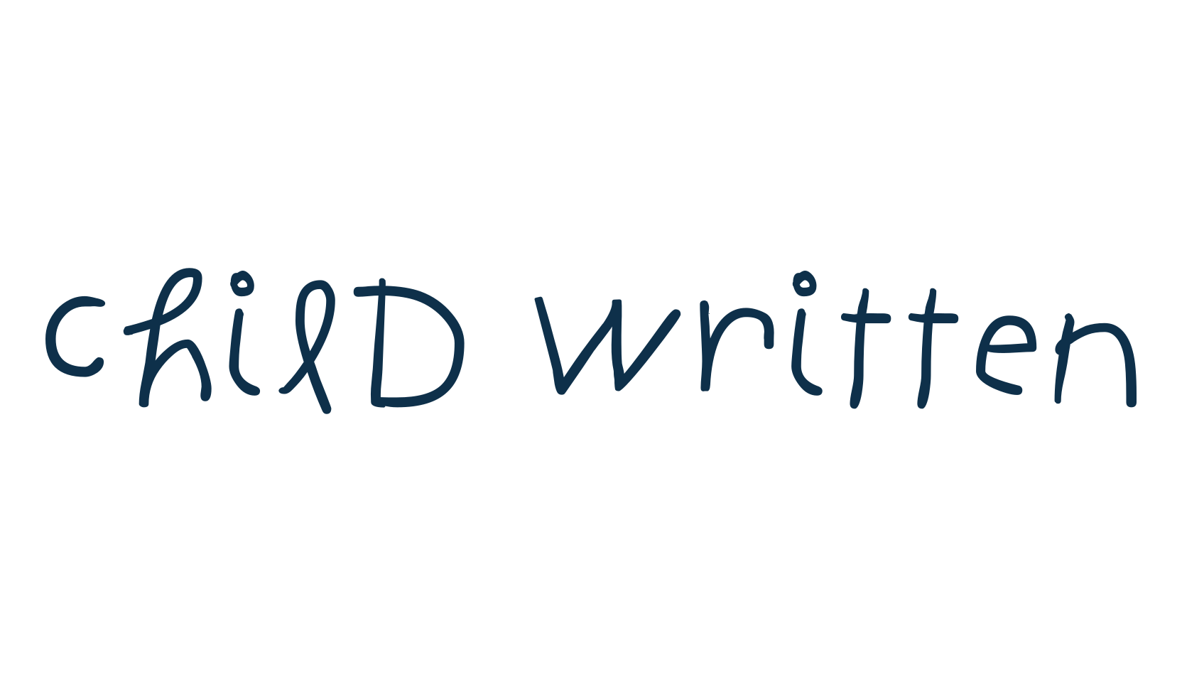 Child Written, script handwritten fancy decorative calligraphy font preview