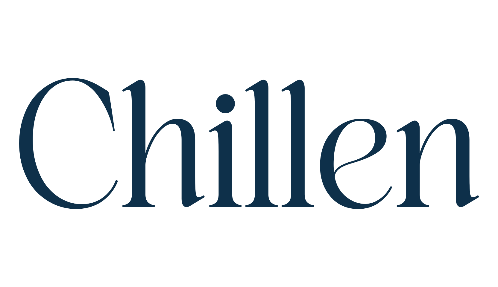 Chillen, basic serif font preview