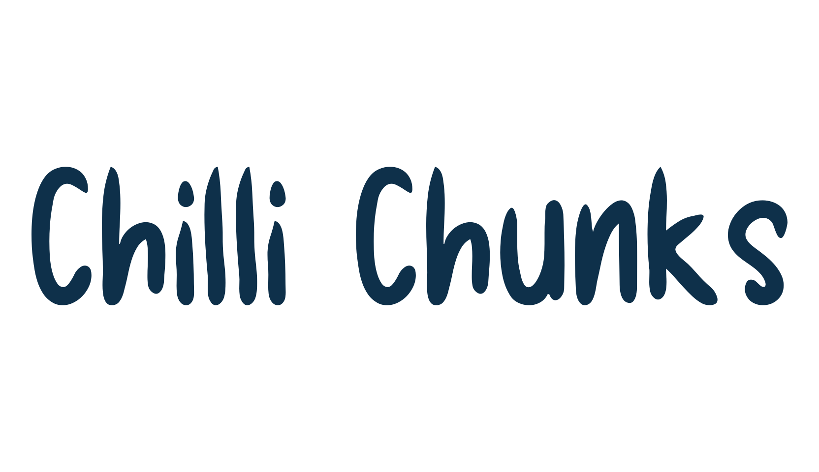 Chilli Chunks, script handwritten fancy decorative calligraphy font preview