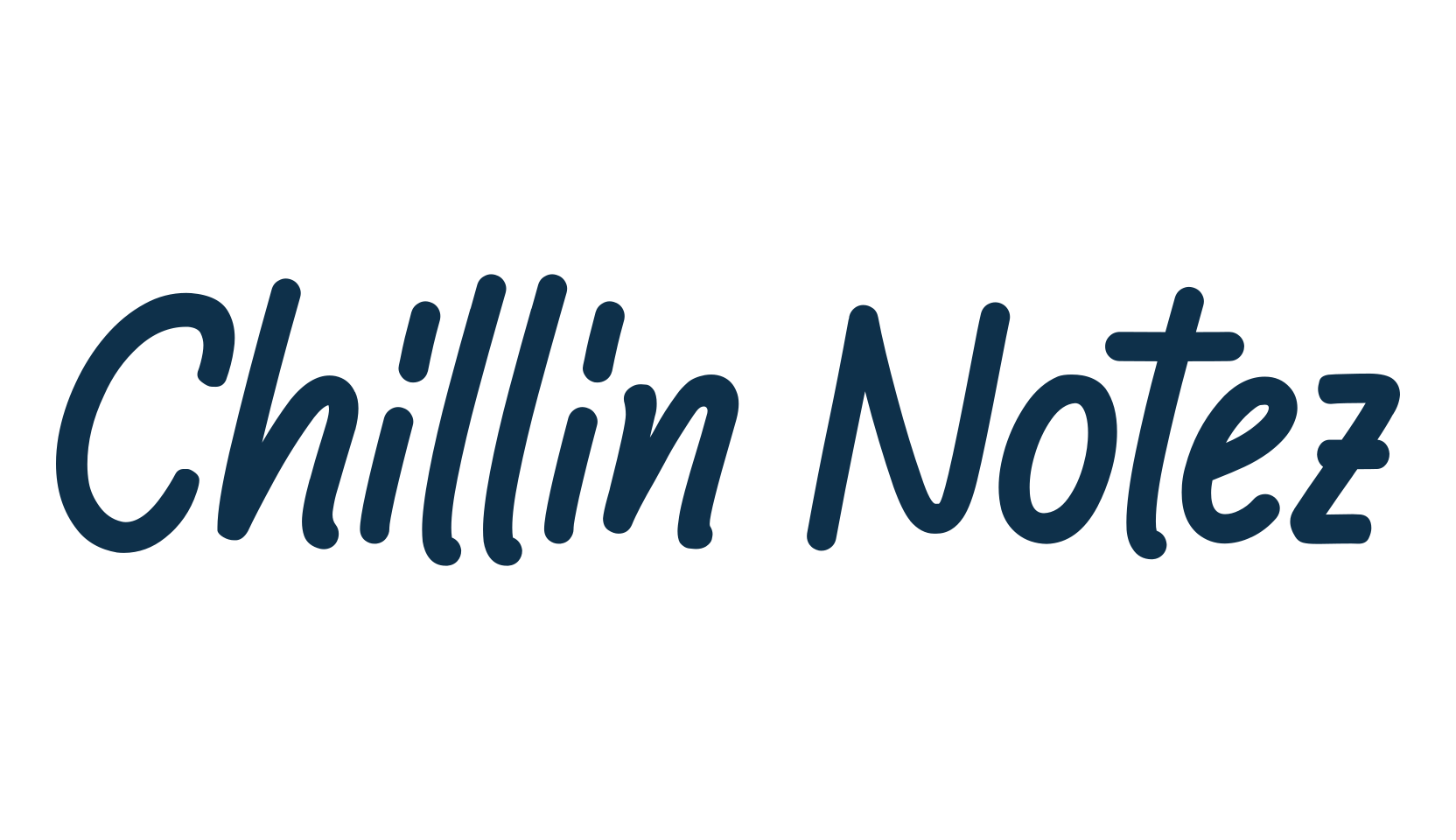 Chillin Notez, script handwritten fancy decorative calligraphy font preview