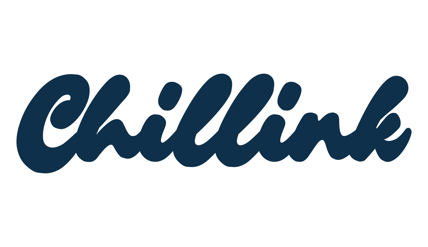 Chillink, brush font preview