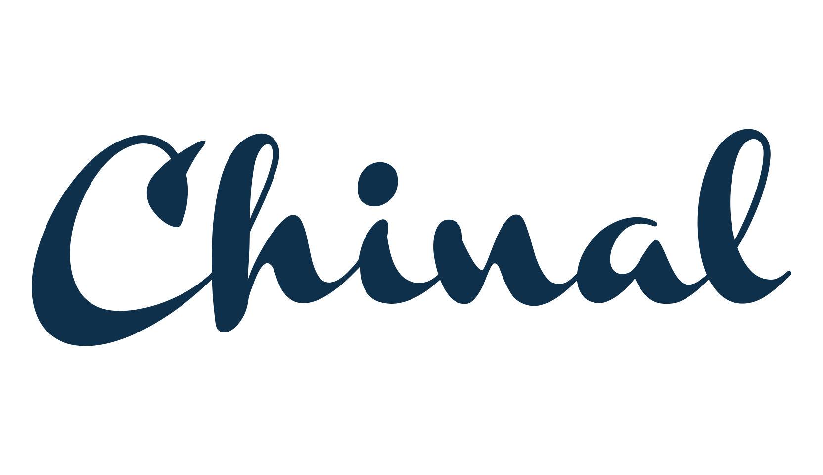 Chinal, script handwritten fancy decorative calligraphy font preview