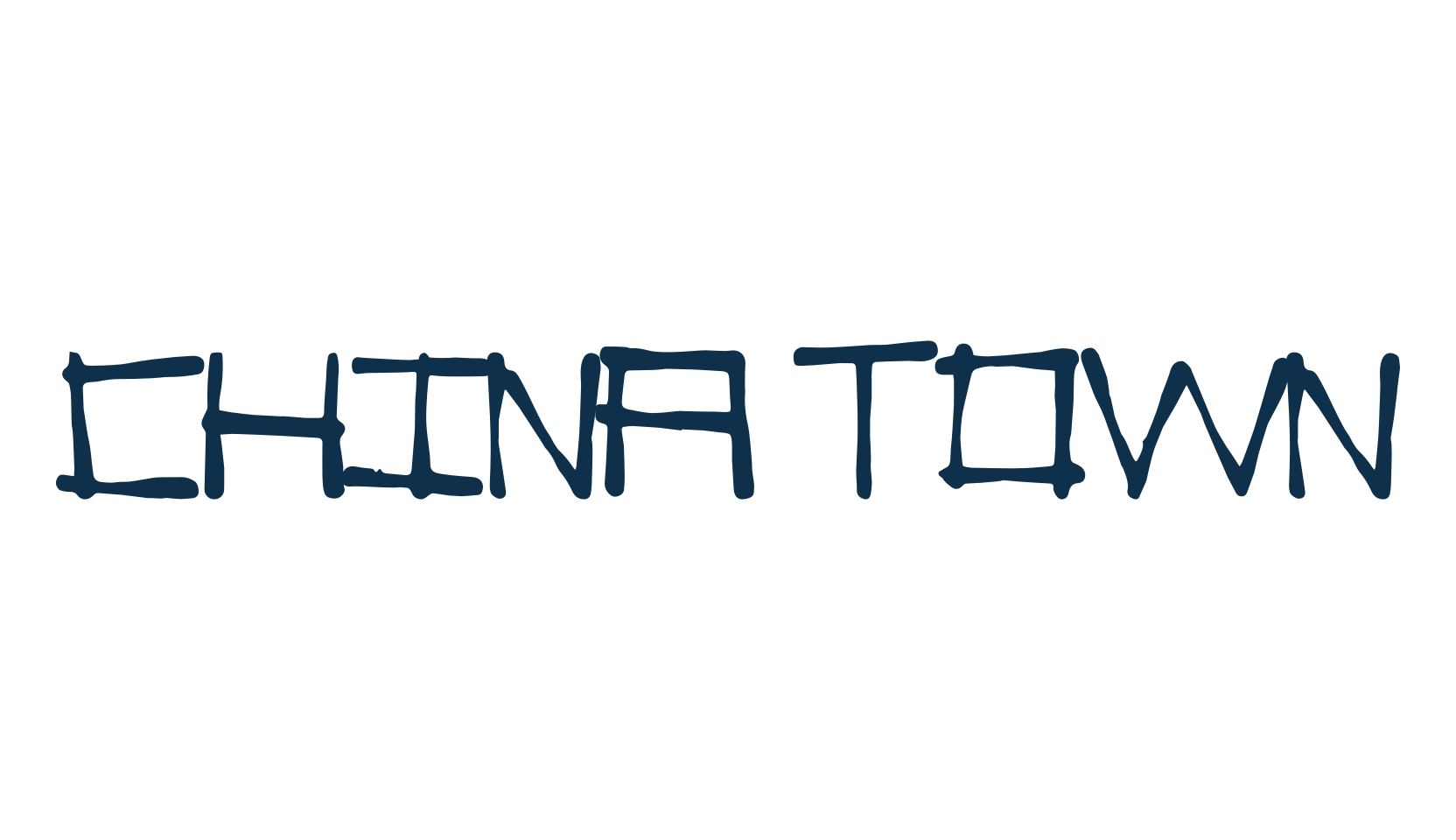 China Town, foreign look chinese, jpn font preview
