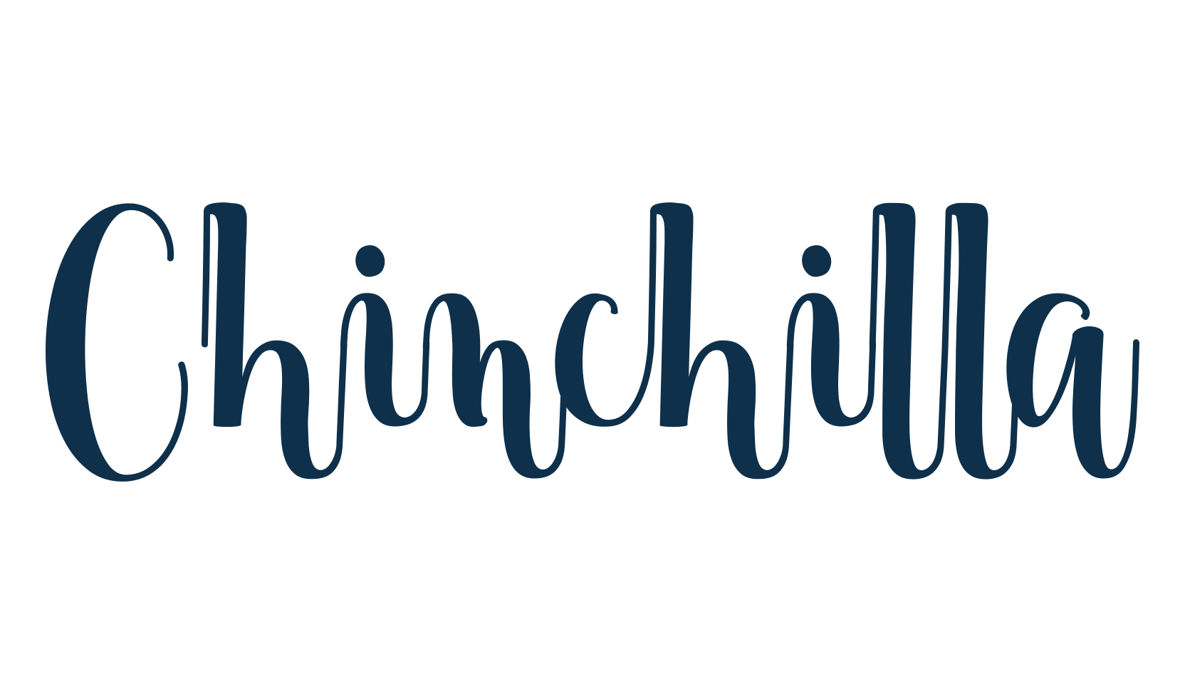 Chinchilla (chinchilla-2), fancy decorative font preview