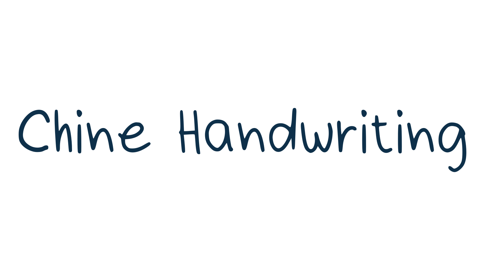 Chine Handwriting, script handwritten fancy decorative calligraphy font preview
