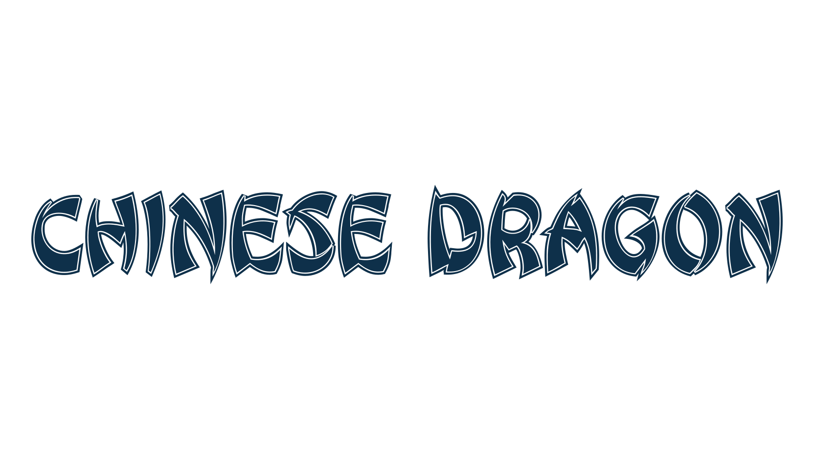 Chinese Dragon, chinese, jpn font preview