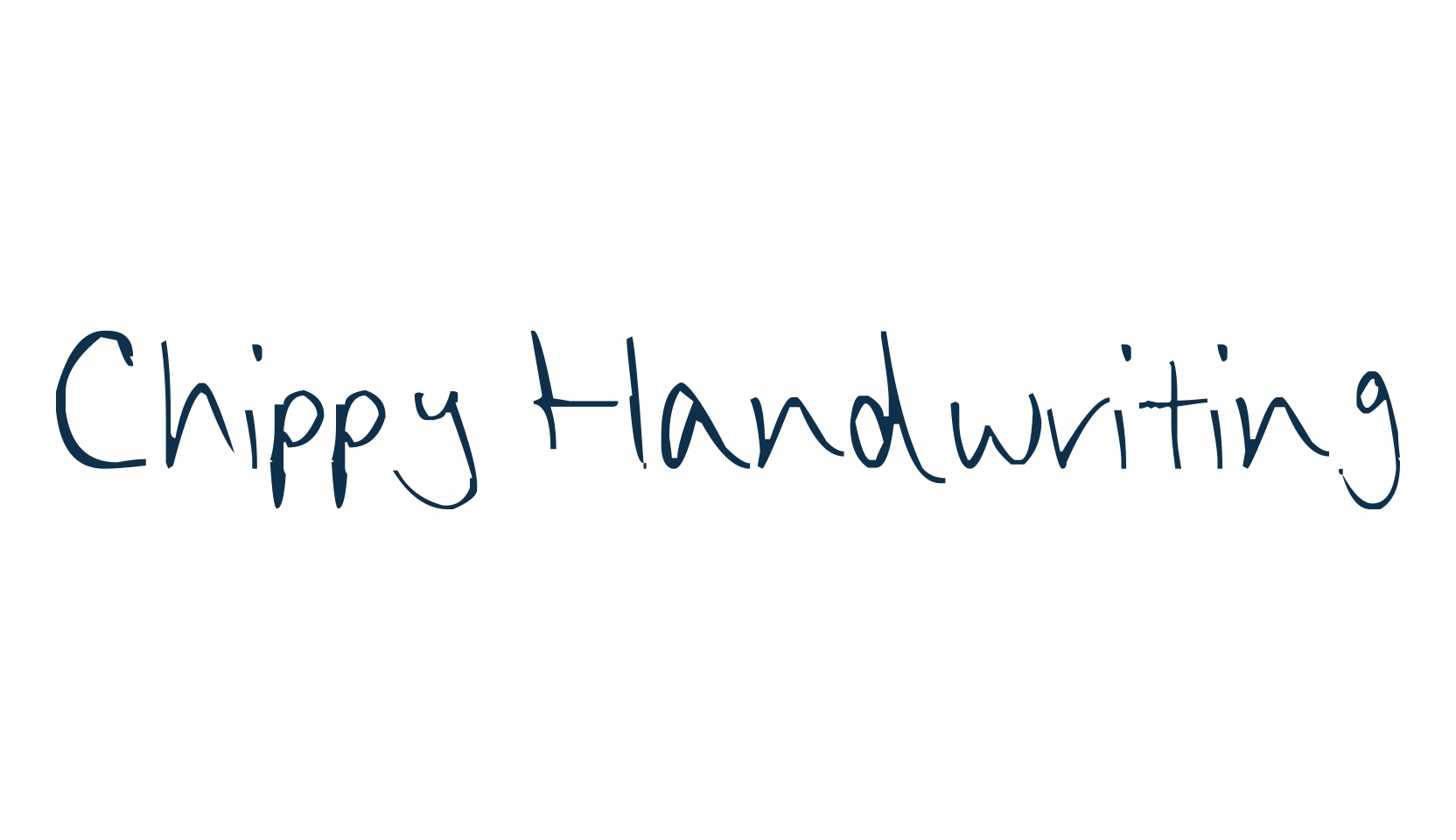 Chippy Handwriting, script handwritten fancy decorative calligraphy font preview