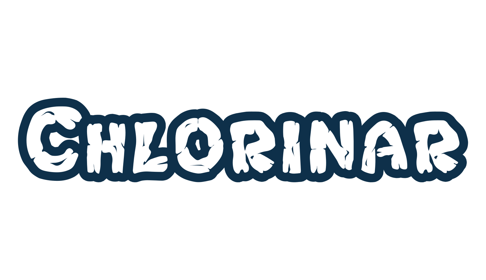 Chlorinar, fancy cartoon decorative font preview