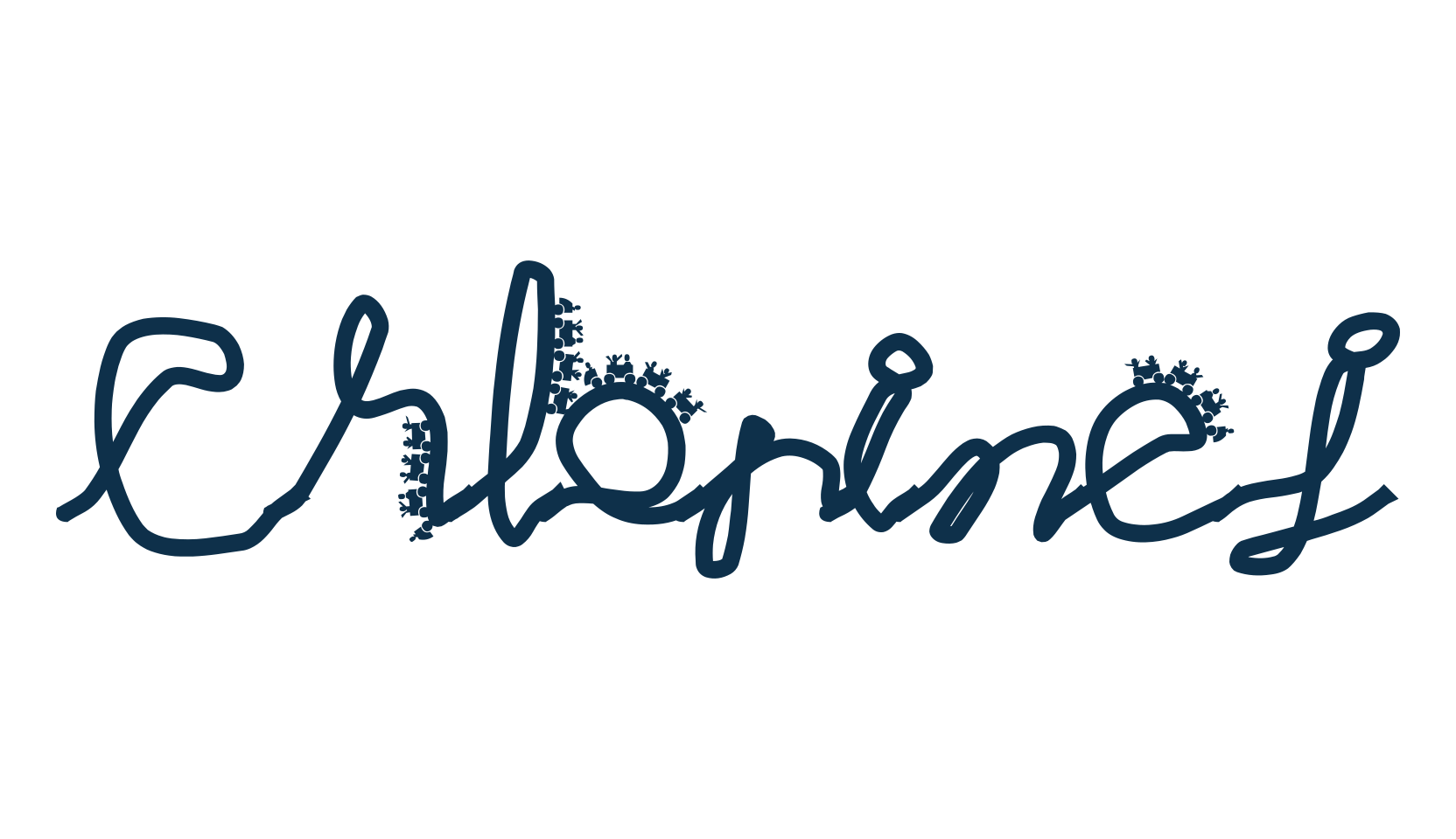 Chlorinej, fancy various decorative script calligraphy font preview