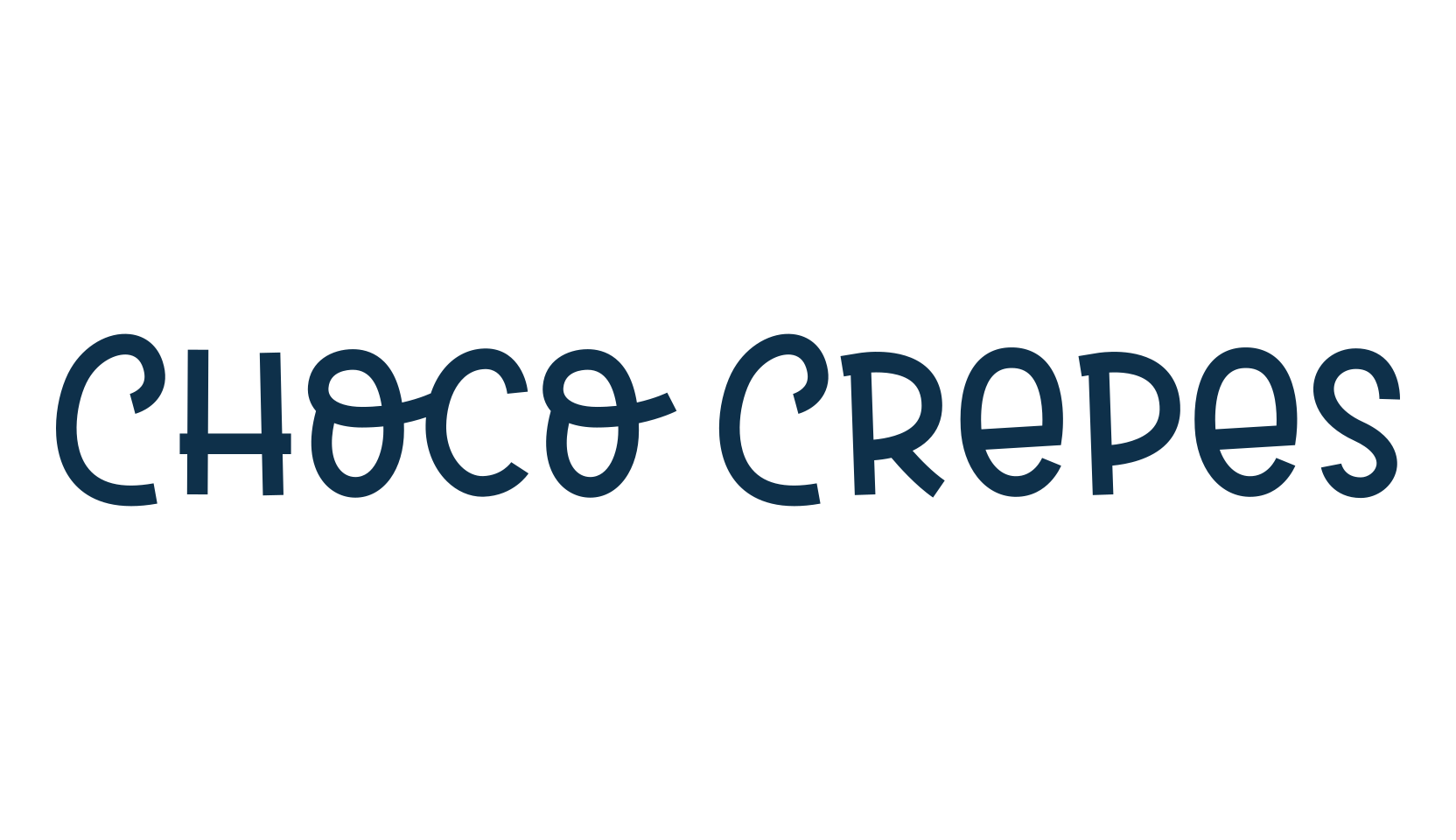 Choco Crepes, fancy various decorative font preview