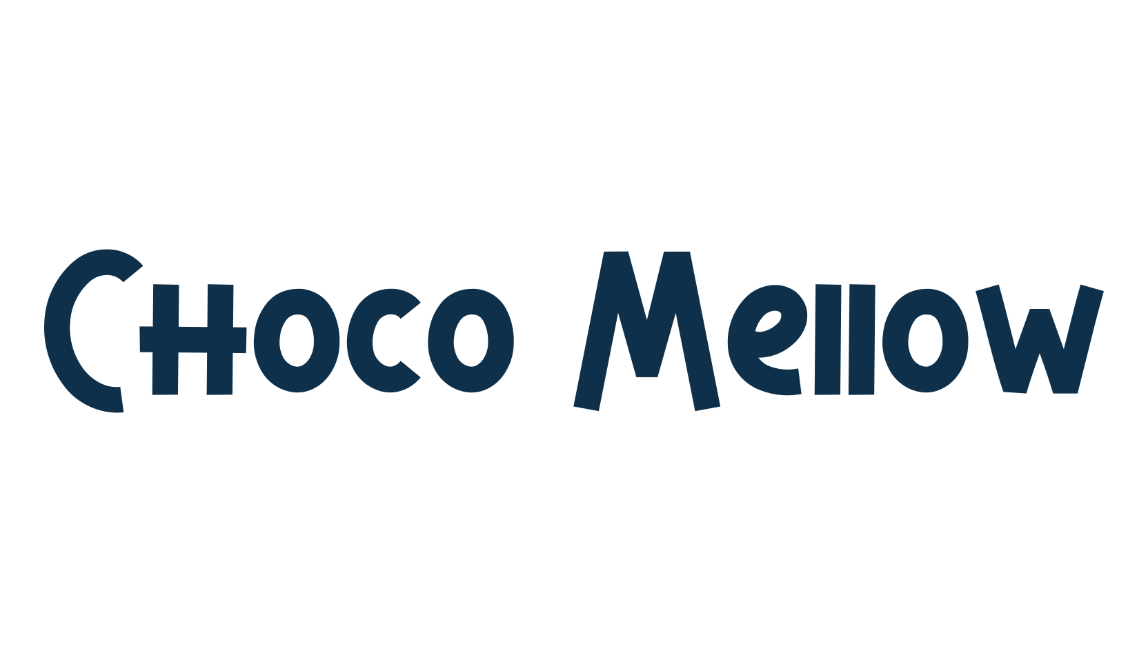 Choco Mellow, fancy cartoon decorative font preview