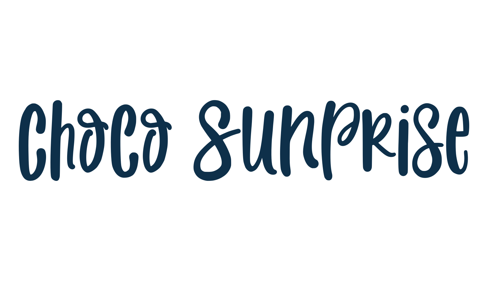 Choco Sunprise, display market font preview