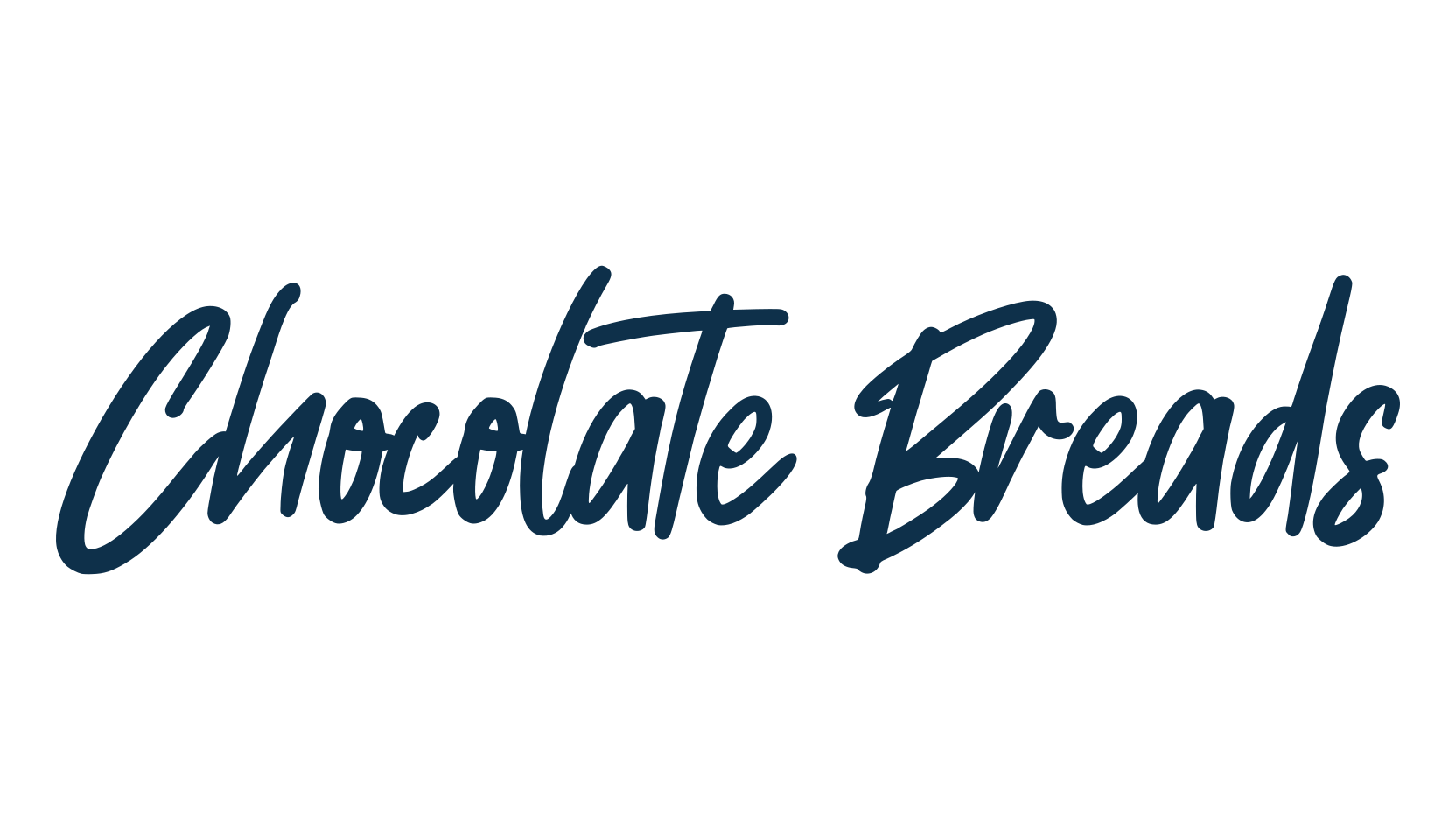 Chocolate Breads, handwriting font preview