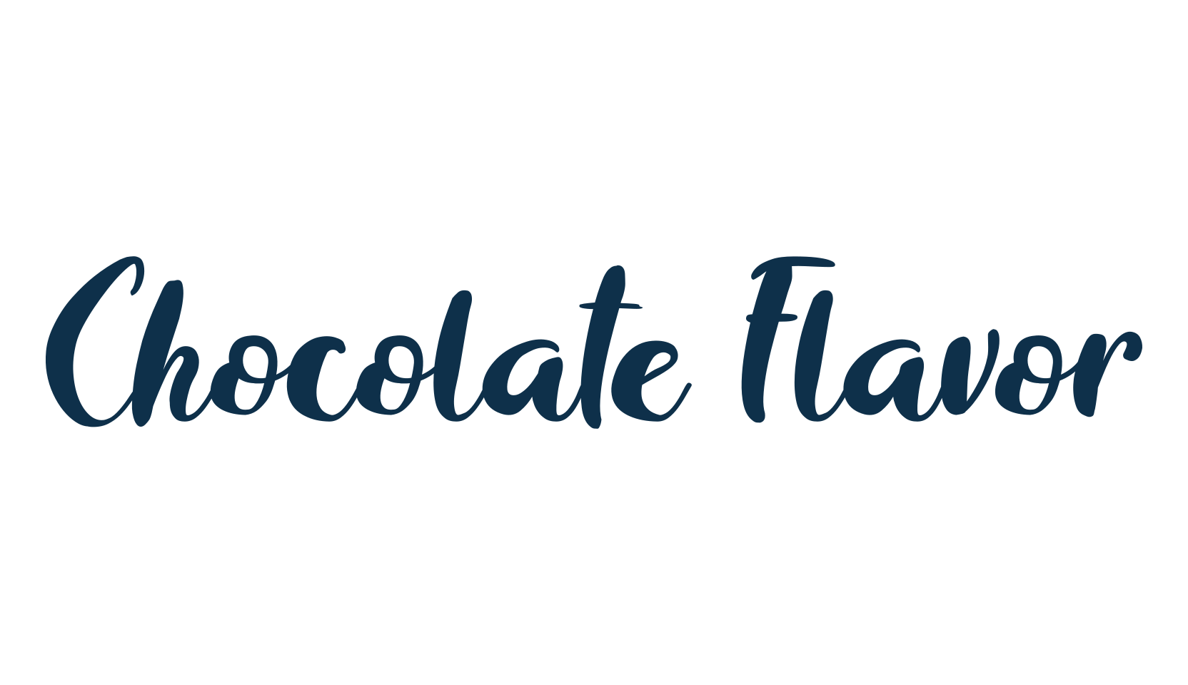 Chocolate Flavor, fancy various decorative script calligraphy font preview