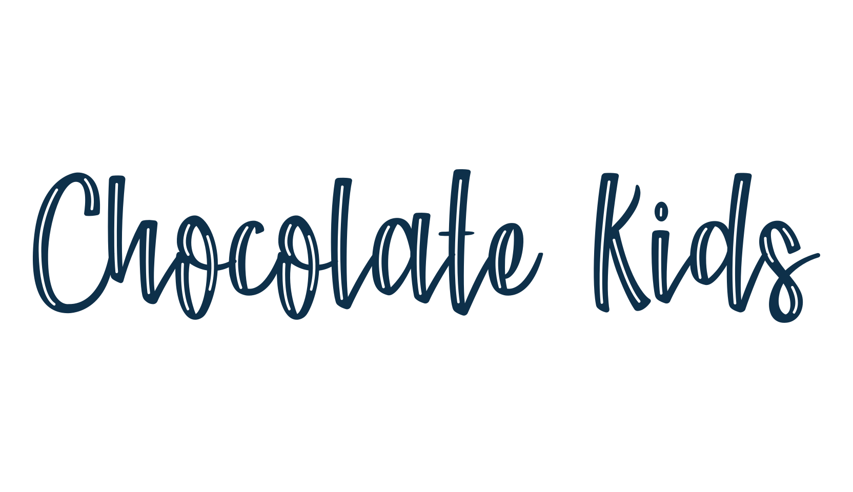 Chocolate Kids, fancy decorative font preview