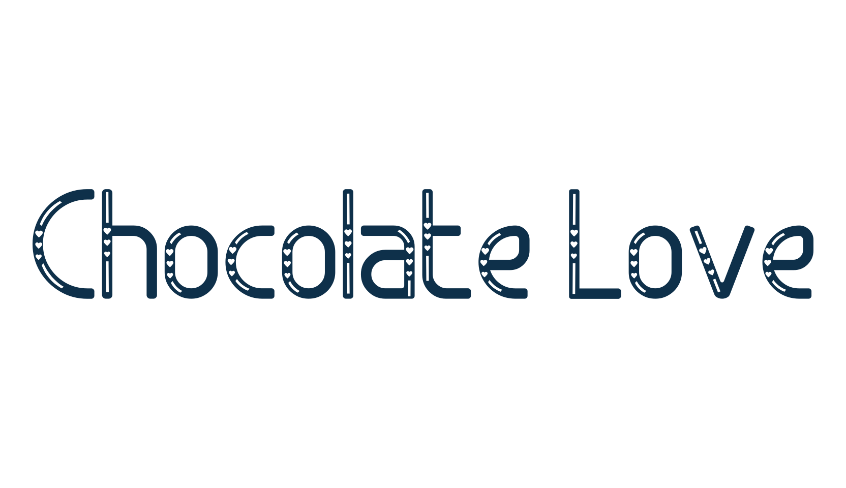 Chocolate Love, fancy decorative font preview