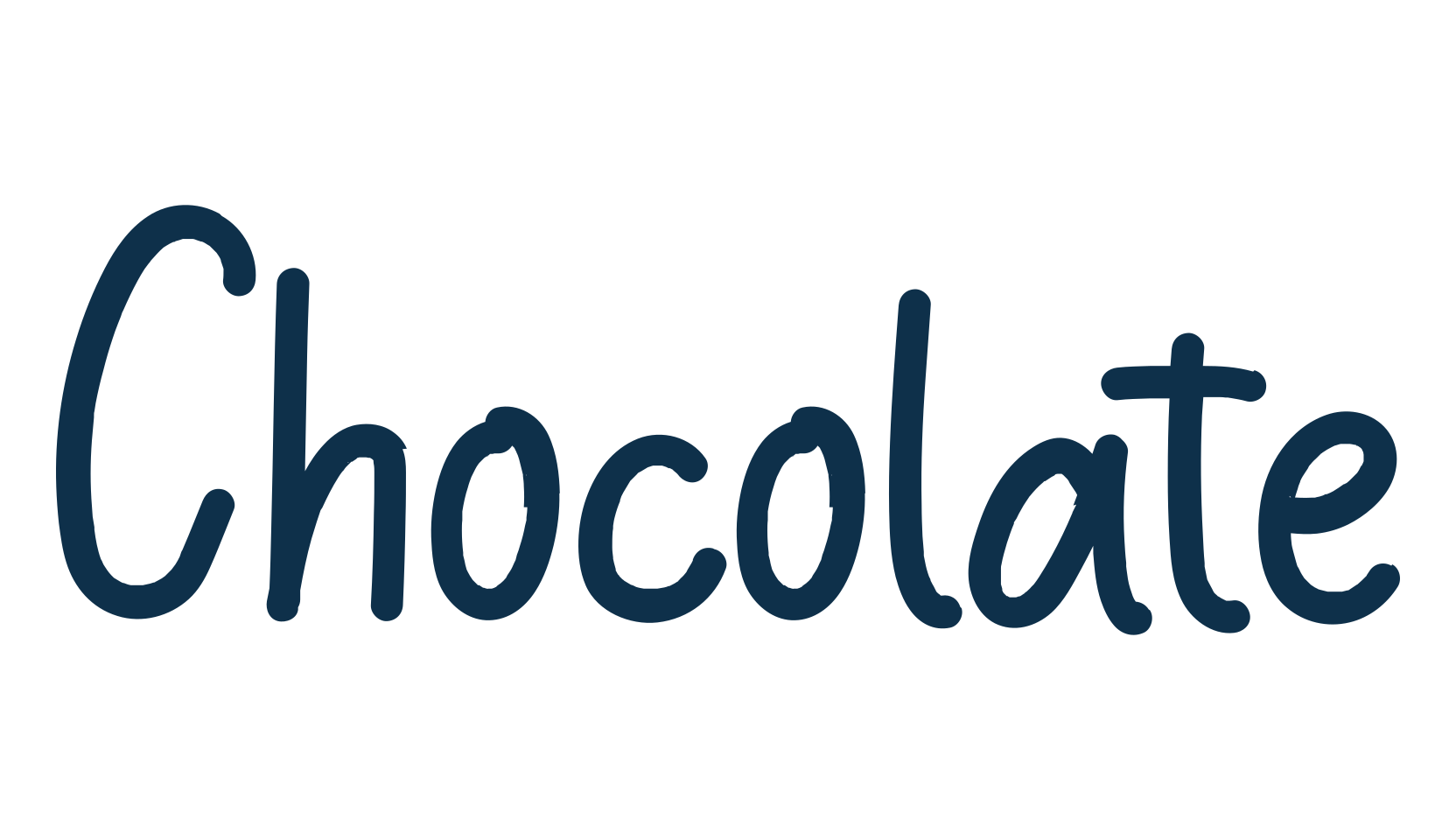 Chocolate (chocolate), script handwritten fancy decorative calligraphy font preview