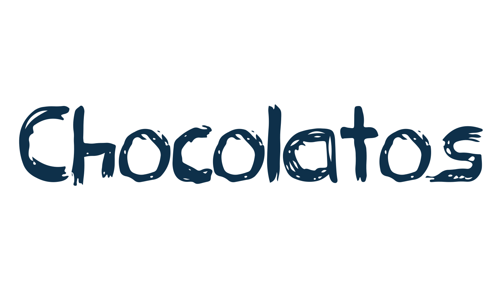 Chocolatos, trash font preview