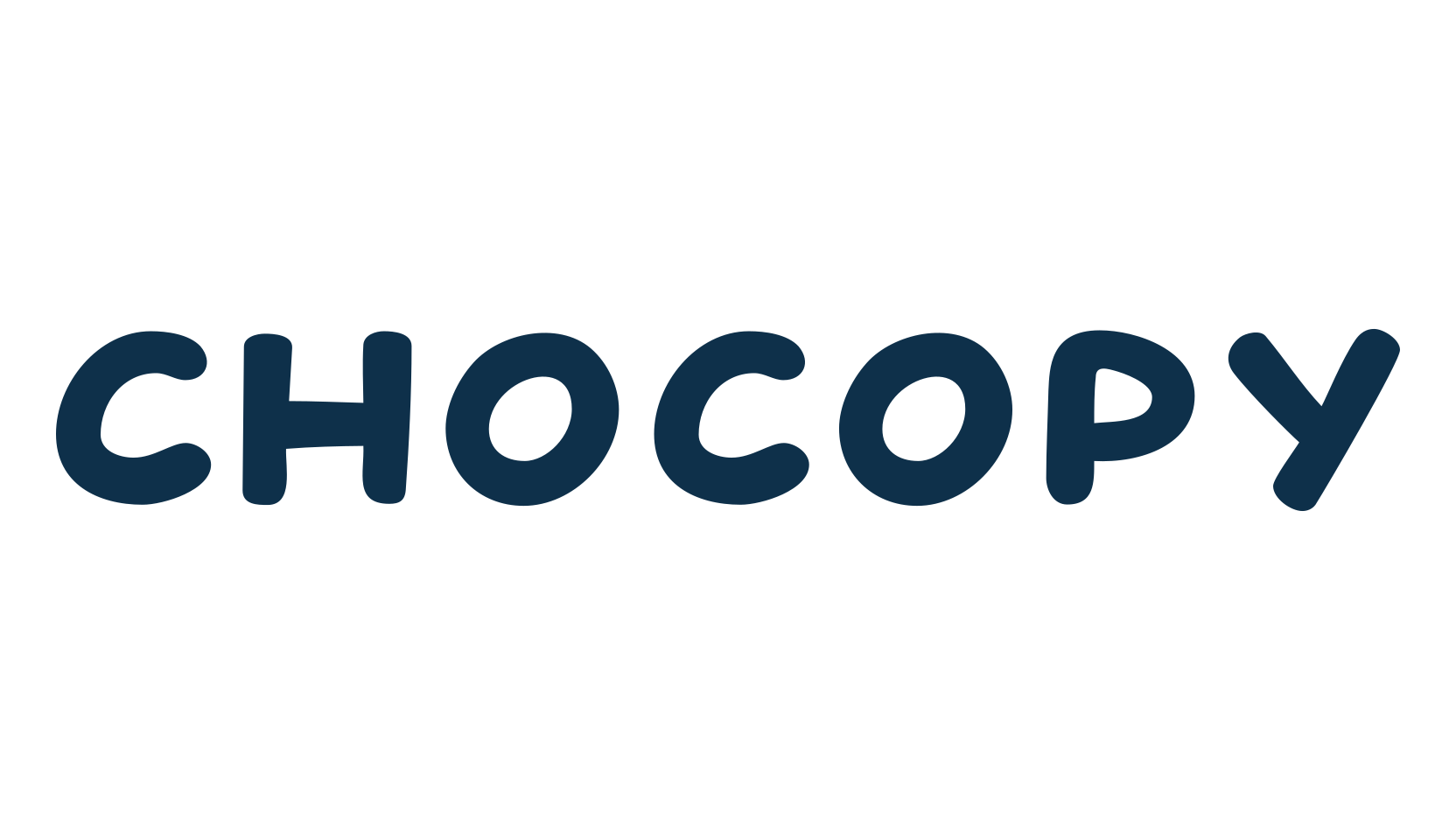 Chocopy, cartoon font preview