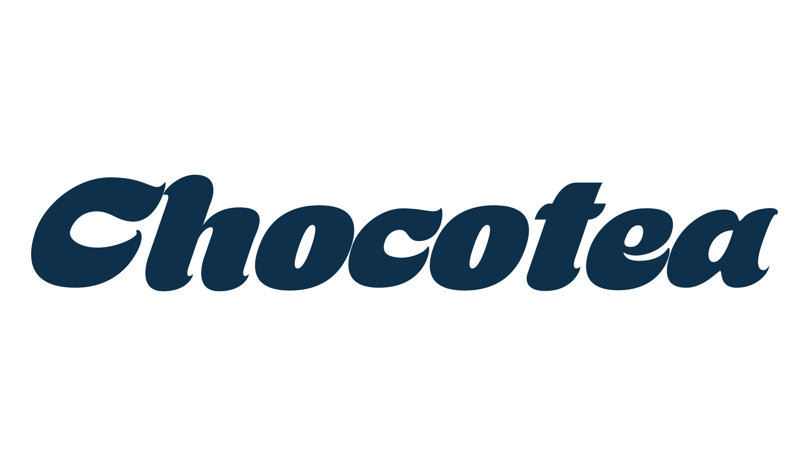 Chocotea, fancy groovy decorative font preview