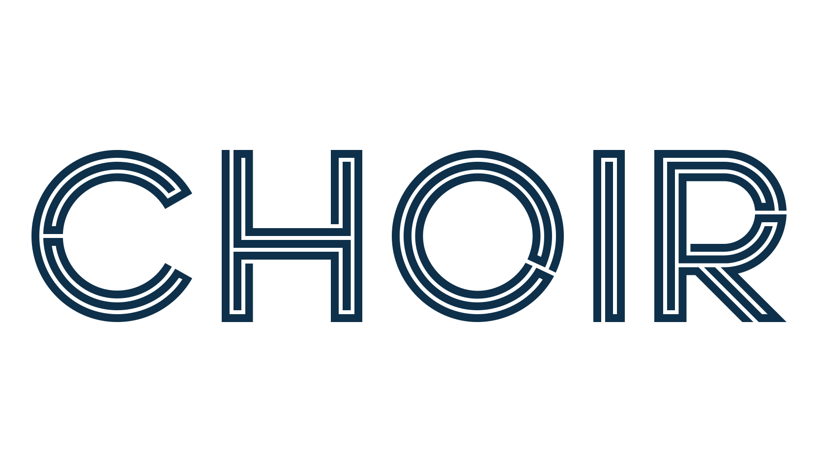 Choir, fancy groovy decorative font preview
