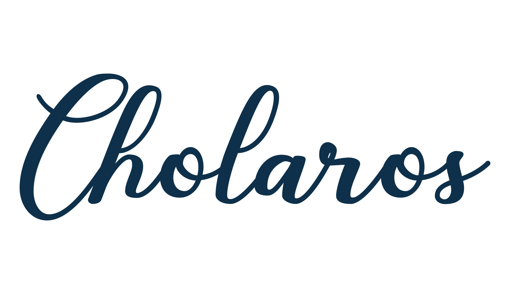Cholaros, calligraphy font preview