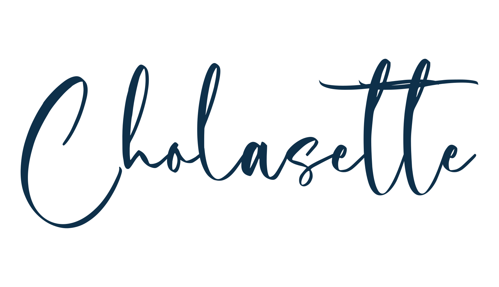 Cholasette, script calligraphy fancy decorative font preview