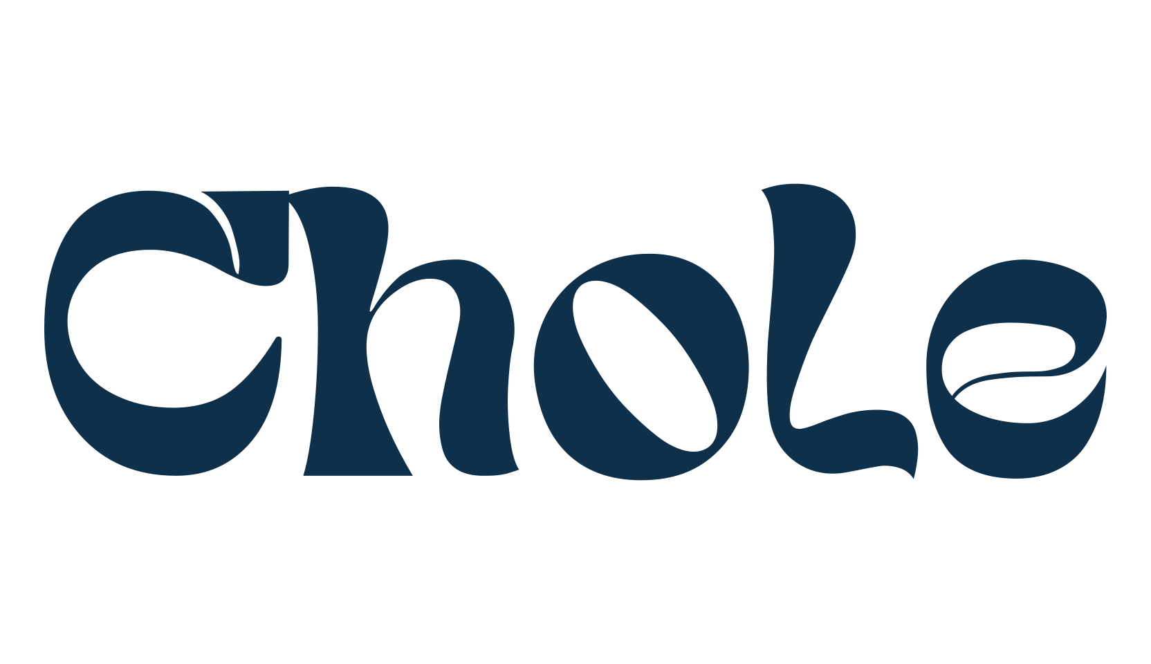 Chole, fancy groovy decorative font preview