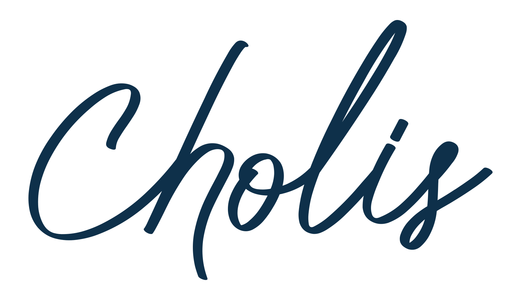 Cholis, script brush fancy decorative calligraphy font preview