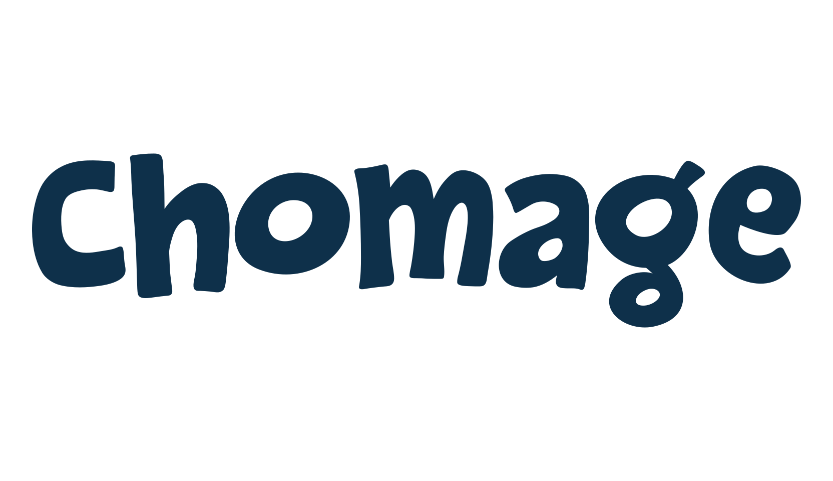 Chomage, fancy cartoon decorative font preview