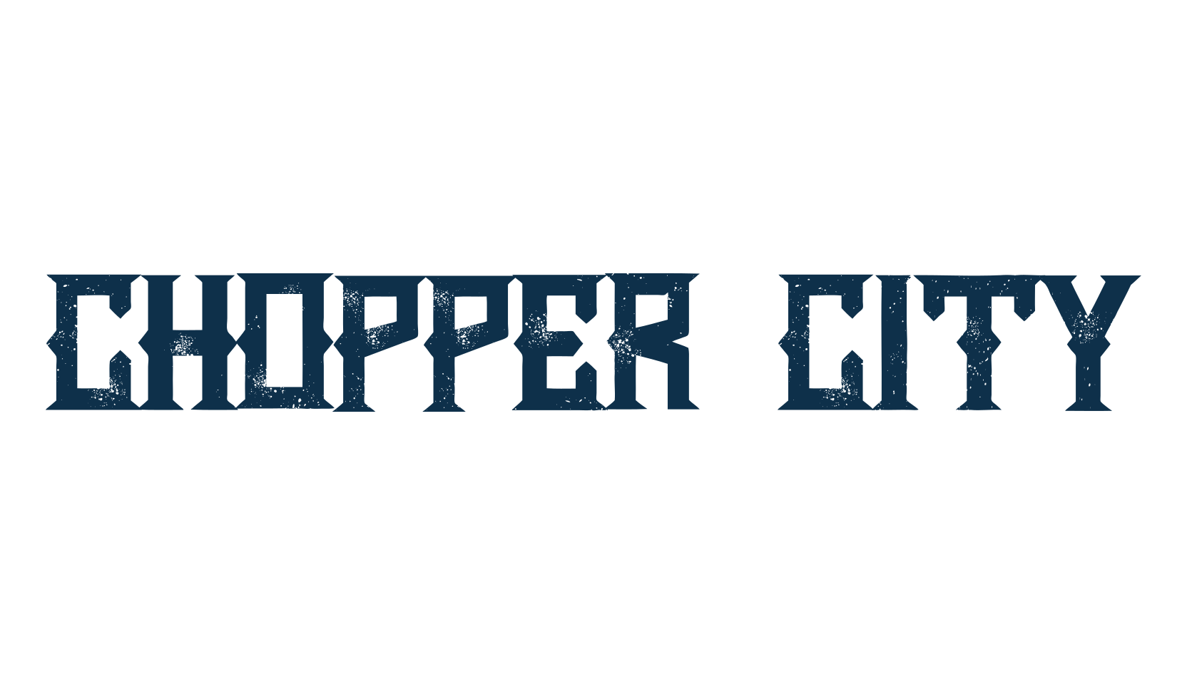 Chopper City, gothic modern font preview