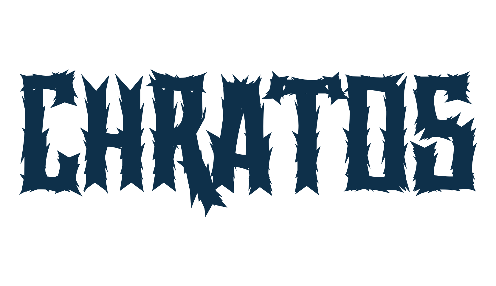 Chratos, halloween font preview