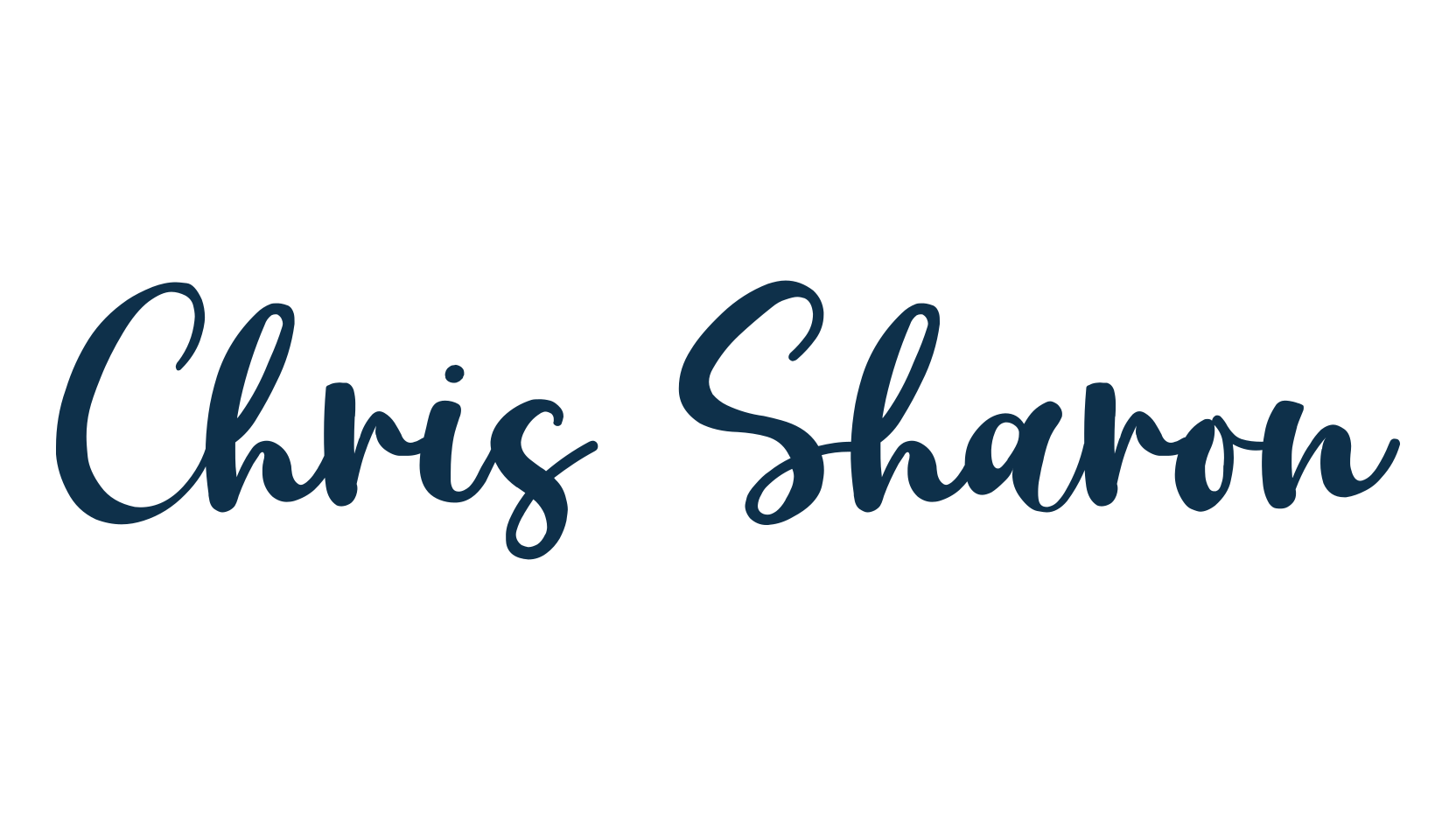 Chris Sharon, fancy decorative font preview