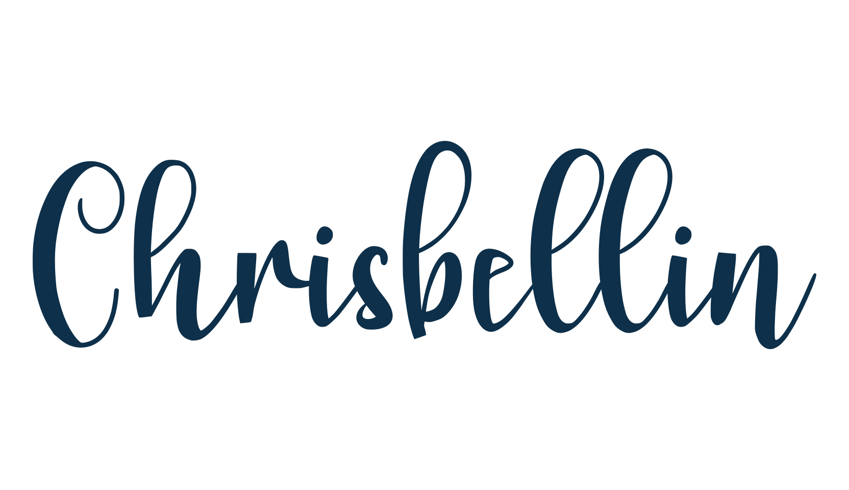 Chrisbellin, various font preview