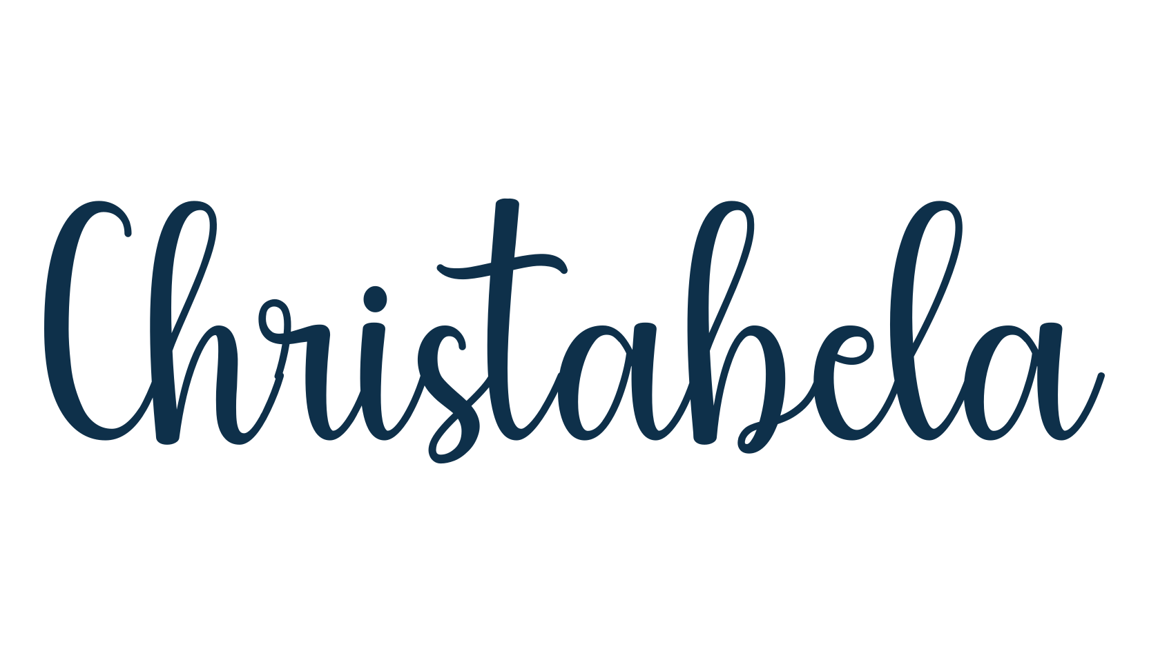 Christabela, fancy decorative font preview