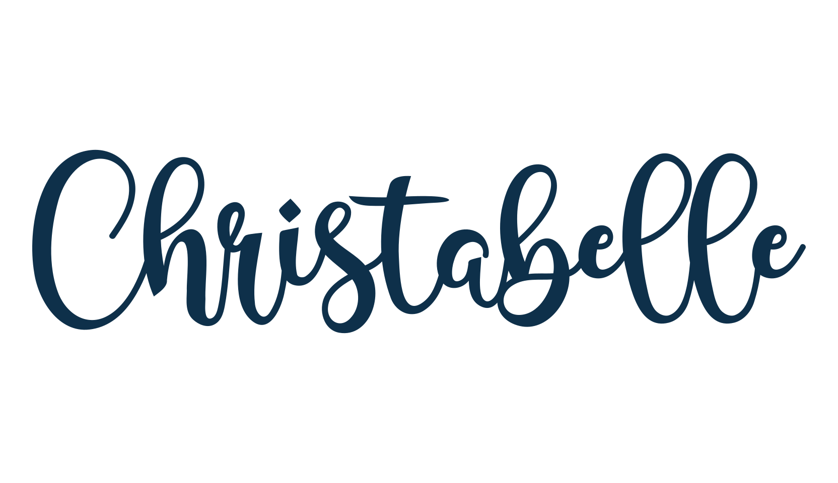 Christabelle, fancy decorative font preview
