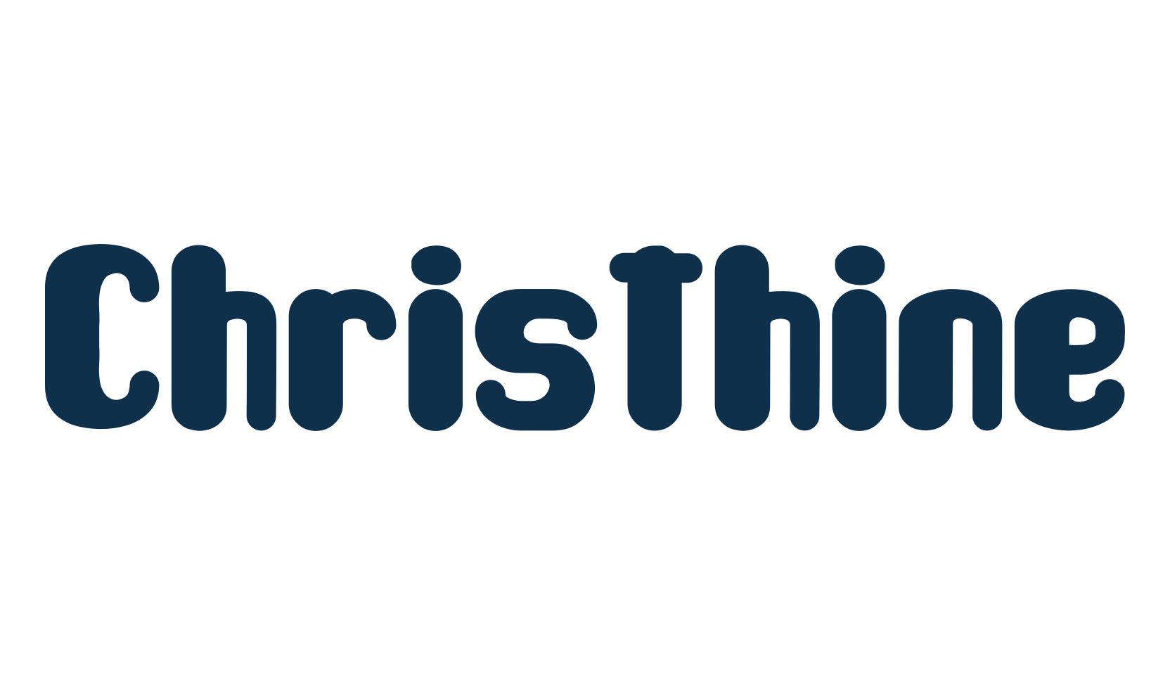 Christhine, various font preview