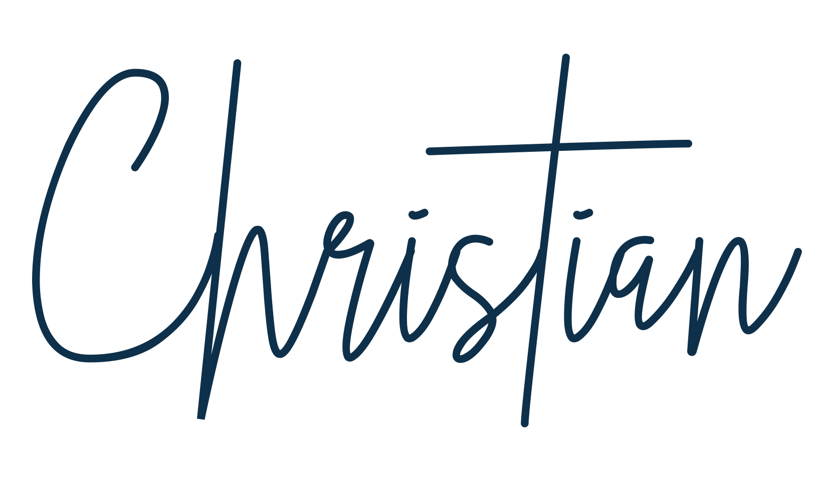 Christian, script handwritten fancy decorative calligraphy font preview